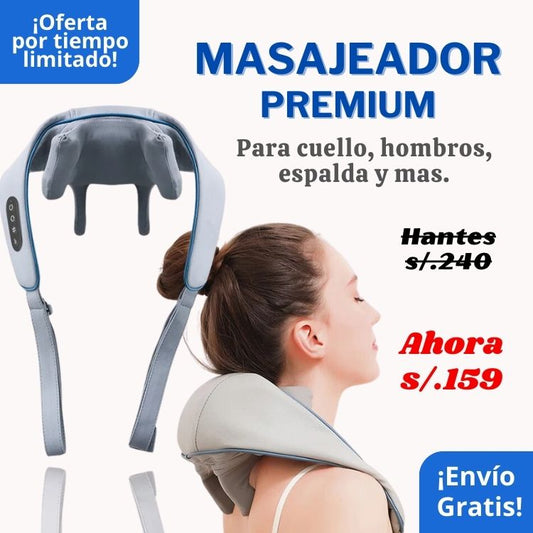 Masajeador eléctrico de cuello y espalda